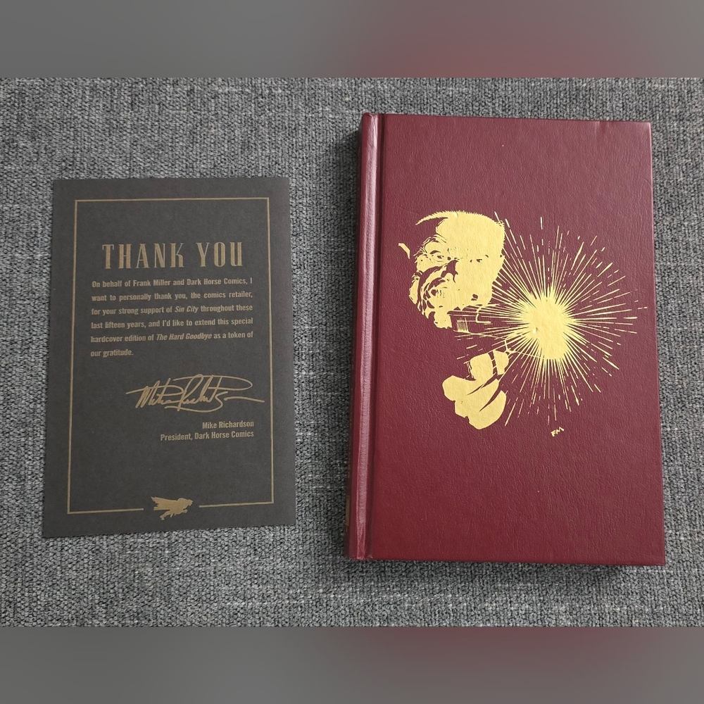 Sin City "The Hard Goodbye"Retailer Appreciation Hardcover 2006 Limited Edition